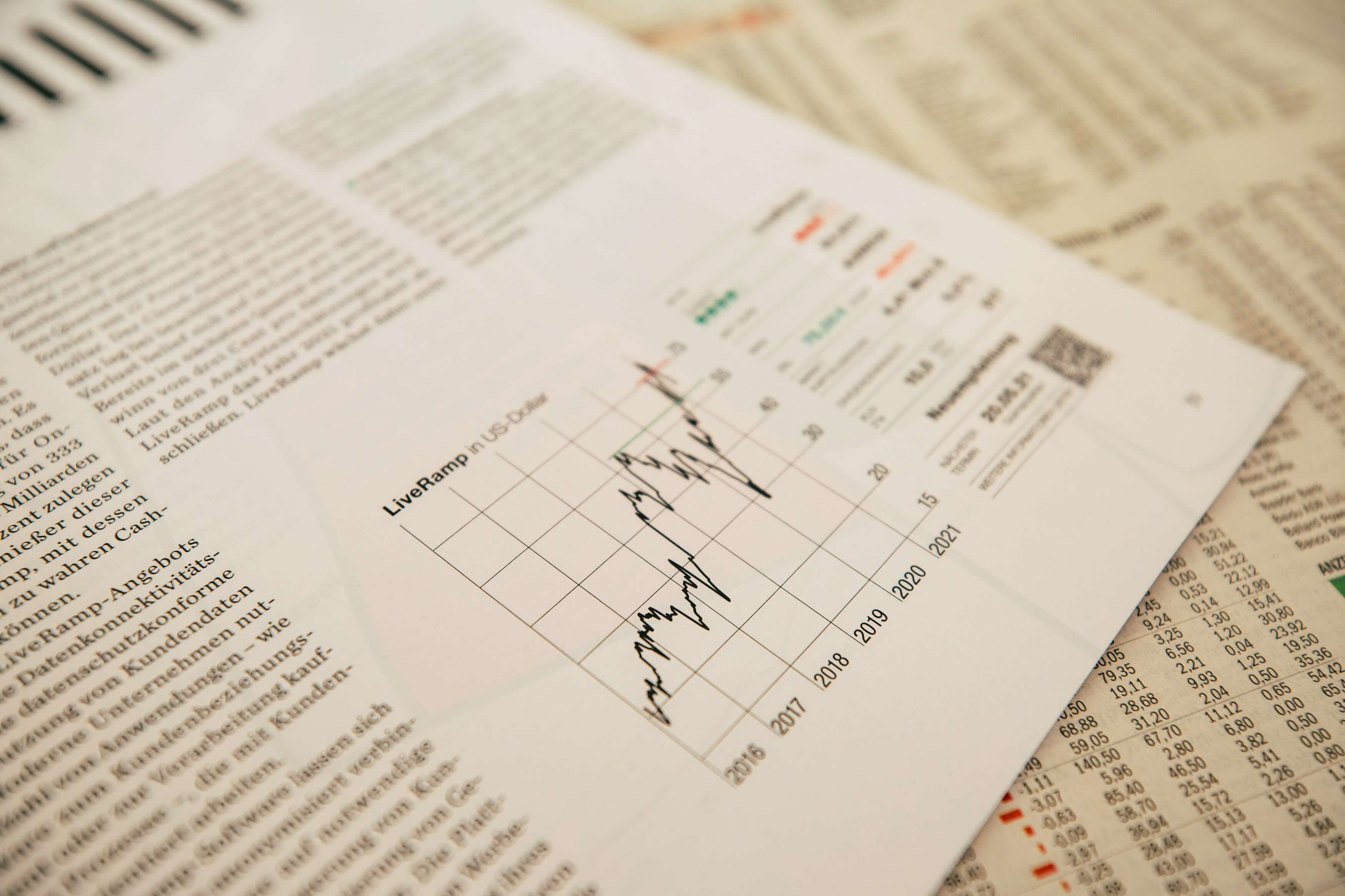 Text and a graph showing rising interest rate